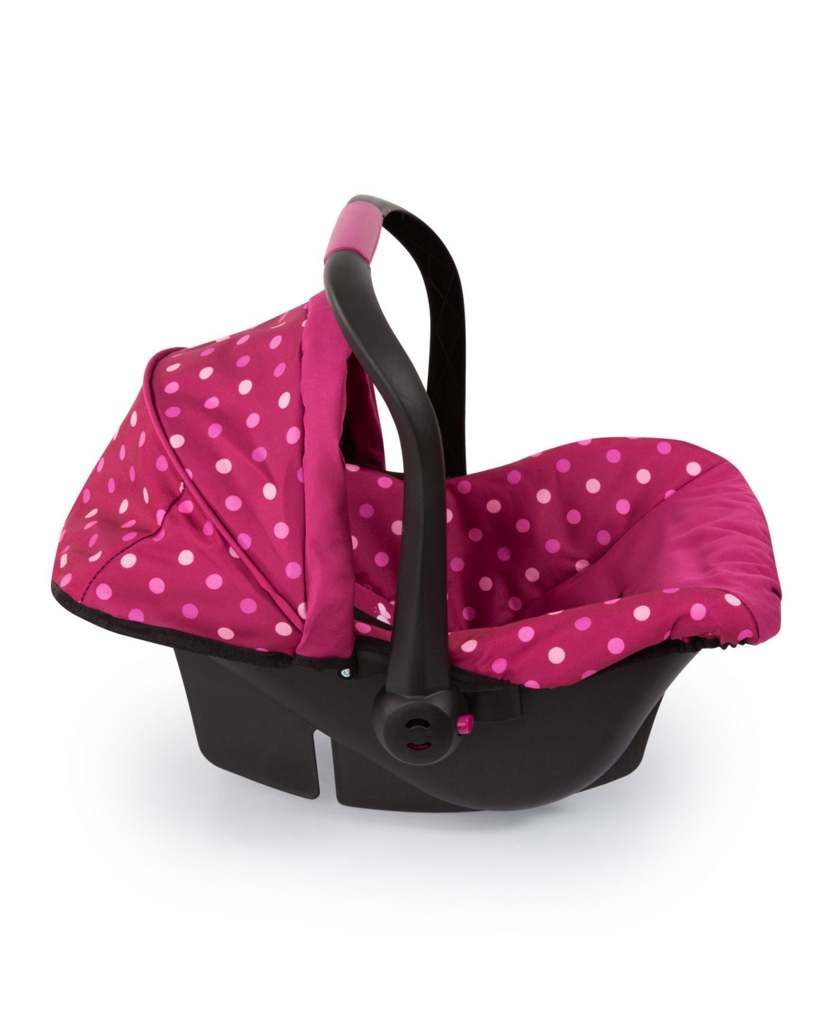 Shop Redbox Baby Doll Deluxe Car Seat With Canopy In Polka Dots