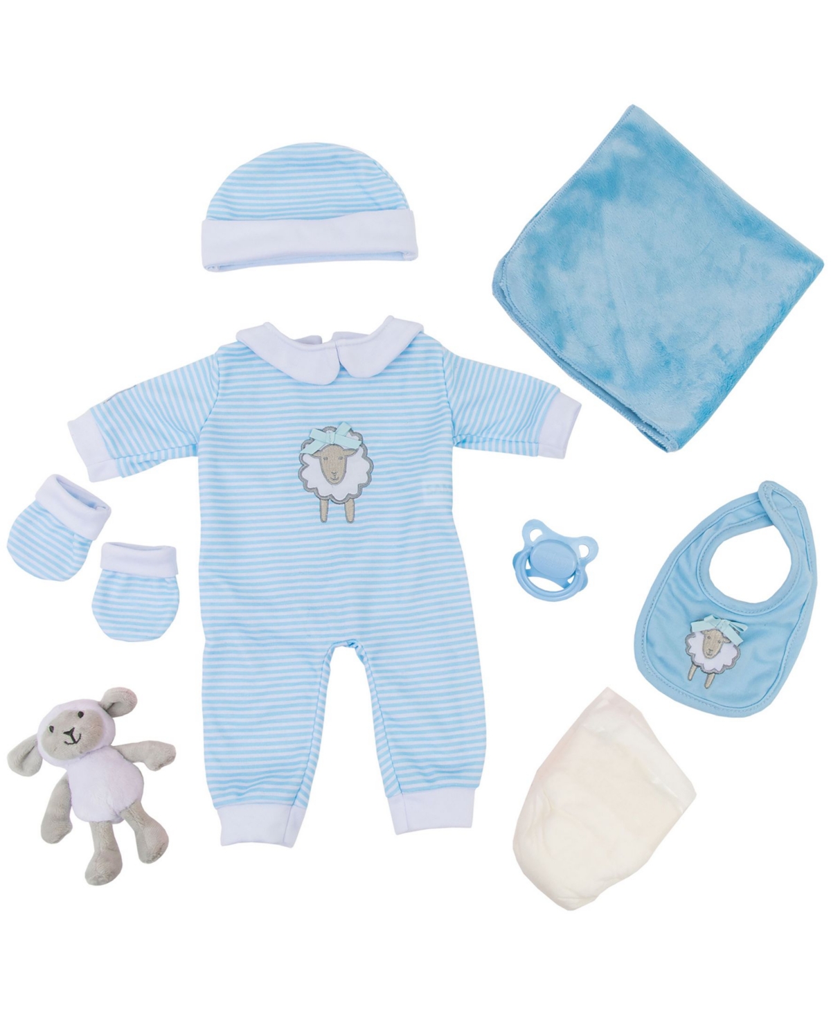 Shop Redbox Tiny Treasures Toy Baby Doll With Layette Set In Multi