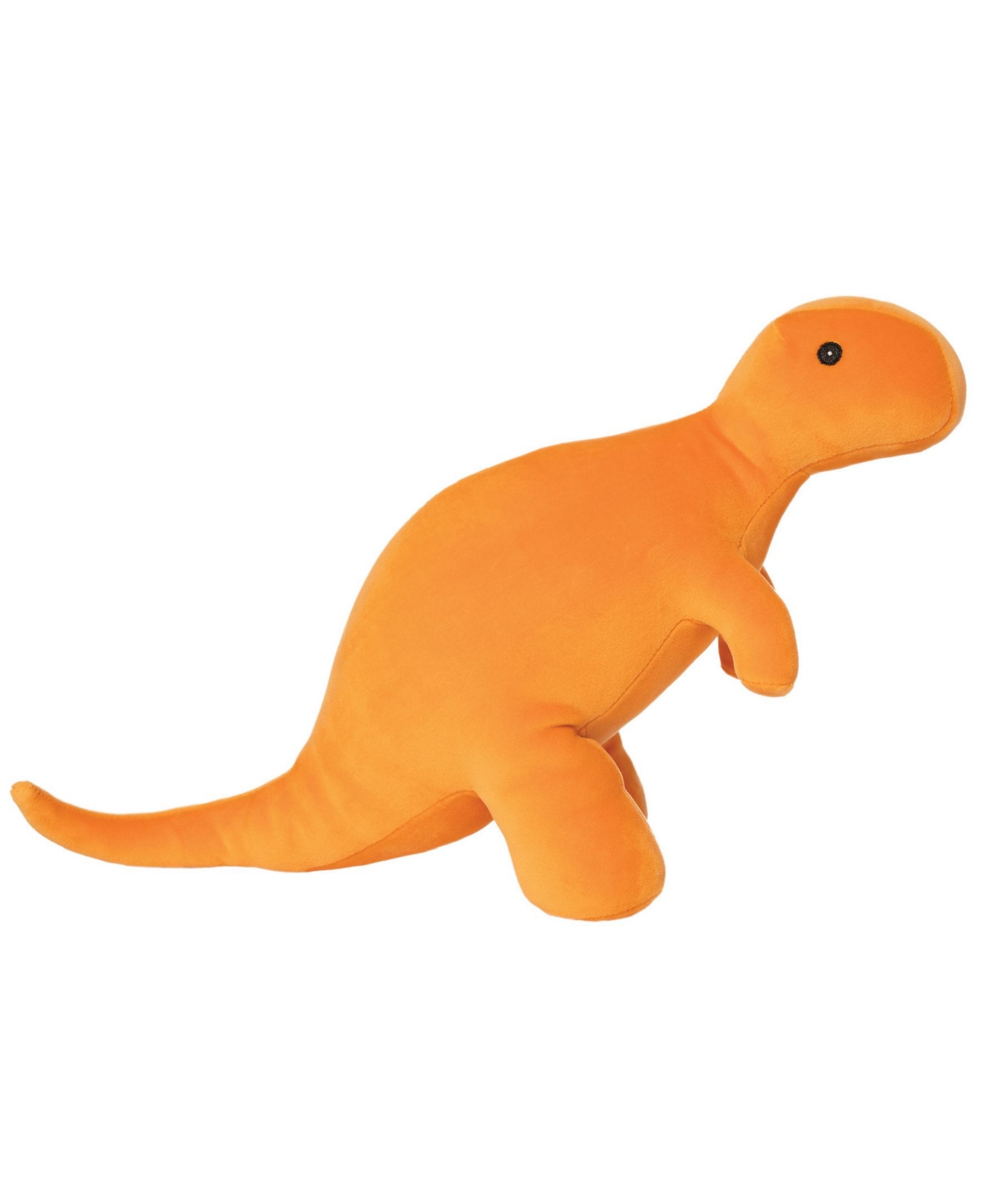 Shop First & Main Manhattan Toy Company Growly Velveteen-textured T-rex Dinosaur Stuffed Animal, 11" In Orange