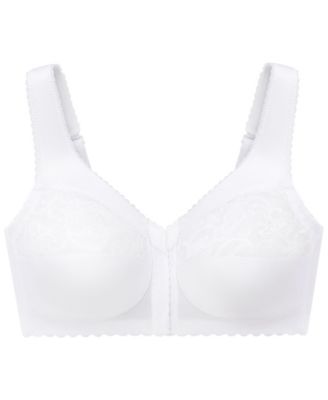 Women's Full Figure Plus Size MagicLift Front Close Support Bra 1200