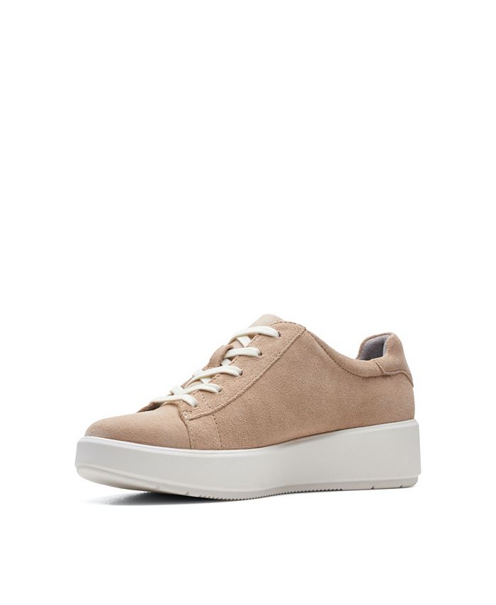 clarks layton pace platform sneakers
