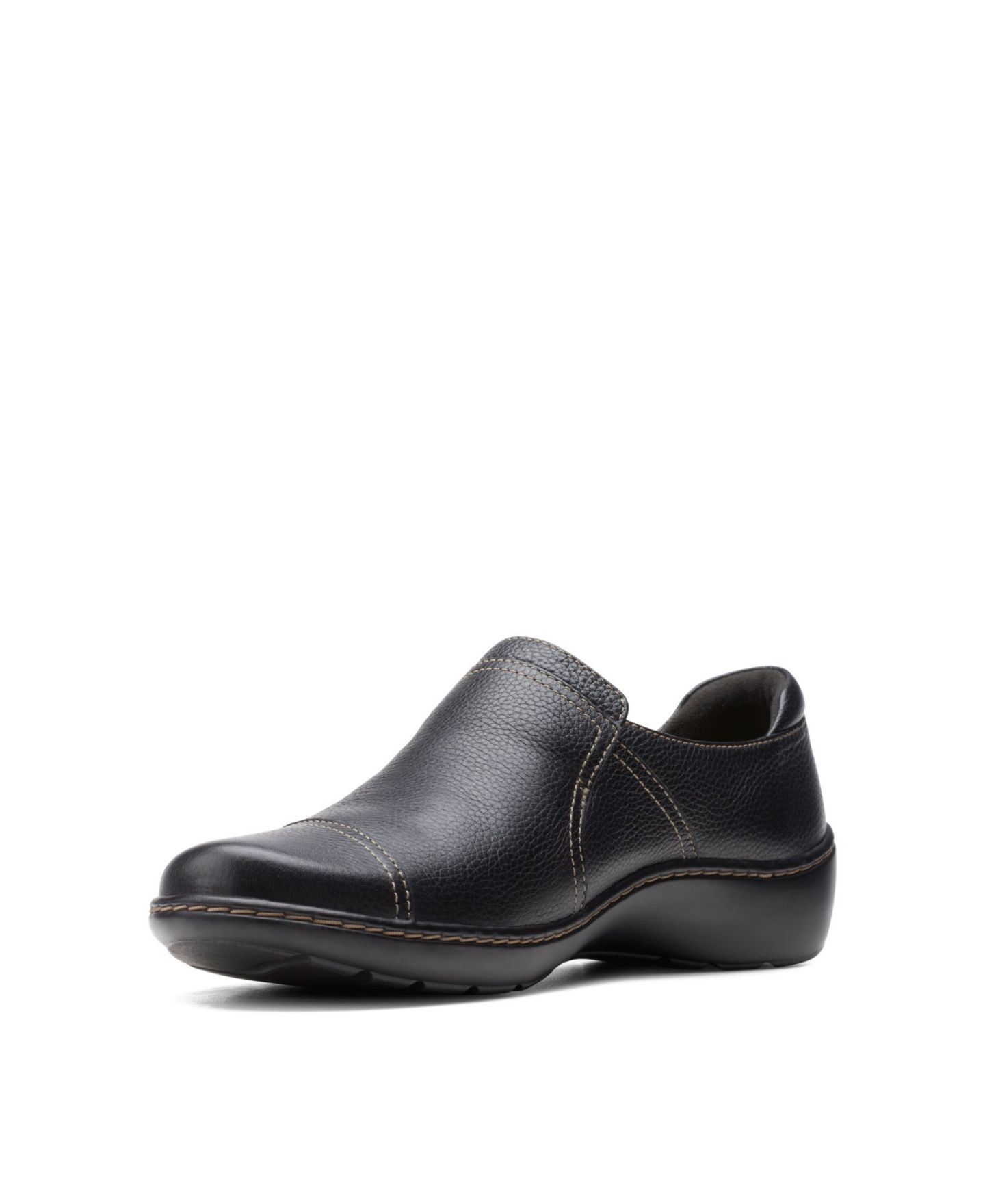 Женские туфли Clarks Collection Cora Poppy, цвет: Чёрный кожаный — фото 4