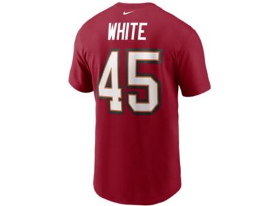 Men's Nike Devin White Red Tampa Bay Buccaneers Name & Number T-Shirt Size: Medium