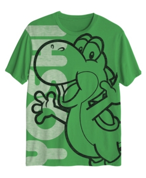 image of Big Boys Mario Oversized Yoshi T-shirt