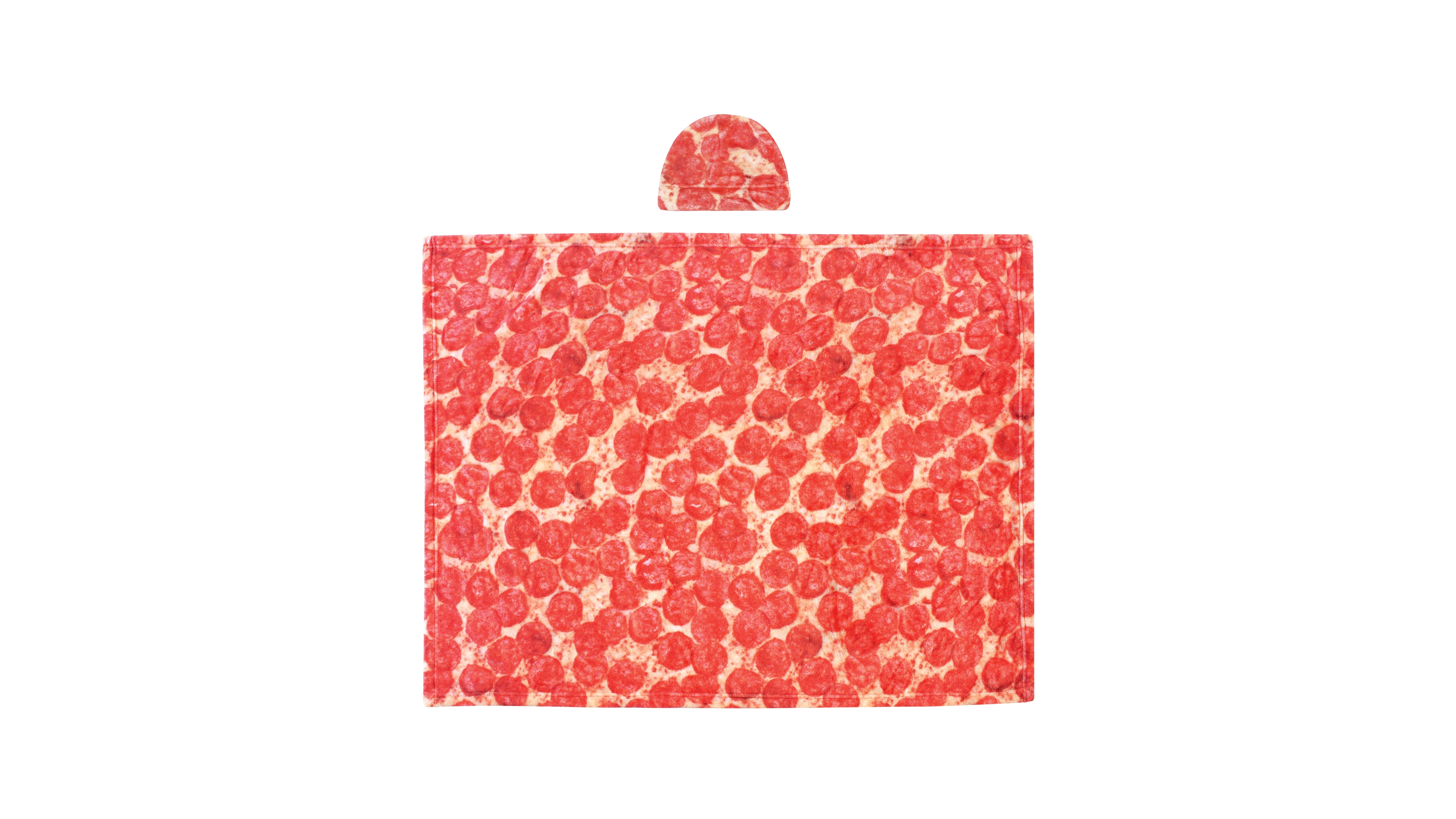 Hudson Baby Unisex Plush Food Burrito or Pizza Blanket and Cap