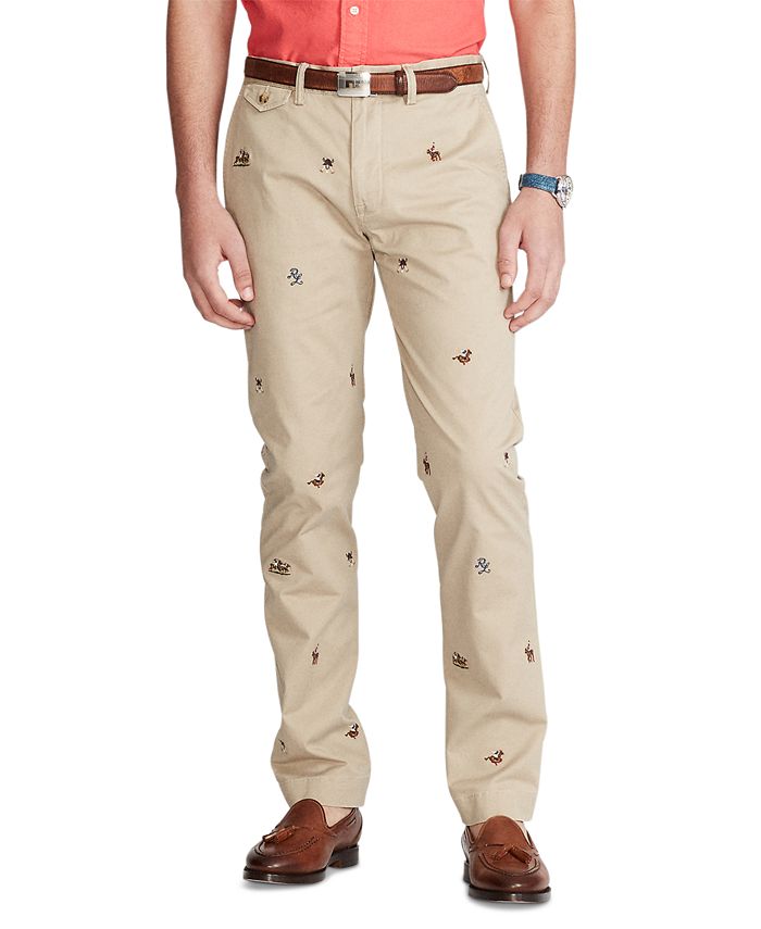 Polo Ralph Lauren Men's Stretch Straight-Fit Chino - Macy's