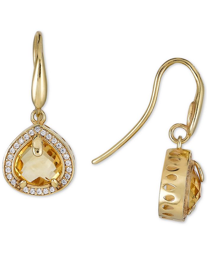 Macy's shop citrine earrings