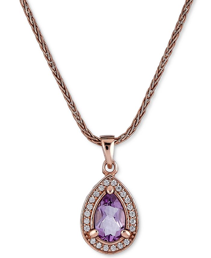 Amethyst necklace macys sale