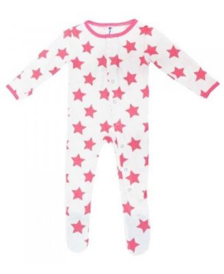 Baby Boys Girls Star Footed Coverall 