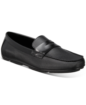 Alfani Men's Iker Penny Driving Loafers, Created For Macy's Men's Shoes In Black