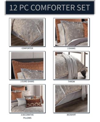 Aileen 12-Pc. Comforter Set, King