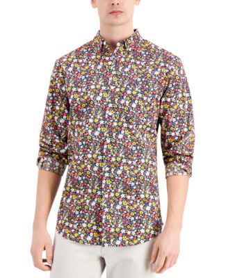 macys mens floral shirt