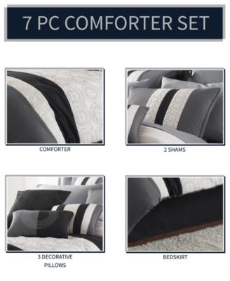 Elsie 7-Pc. Comforter Set, King