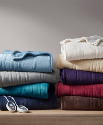Beautyrest Berber Electric Blankets In Tan