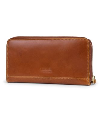 Zip Around Wallet with Wristlet Strap