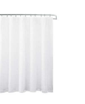 Juicy Couture Caviar Pearls Shower Curtain, 72" X 70" In White