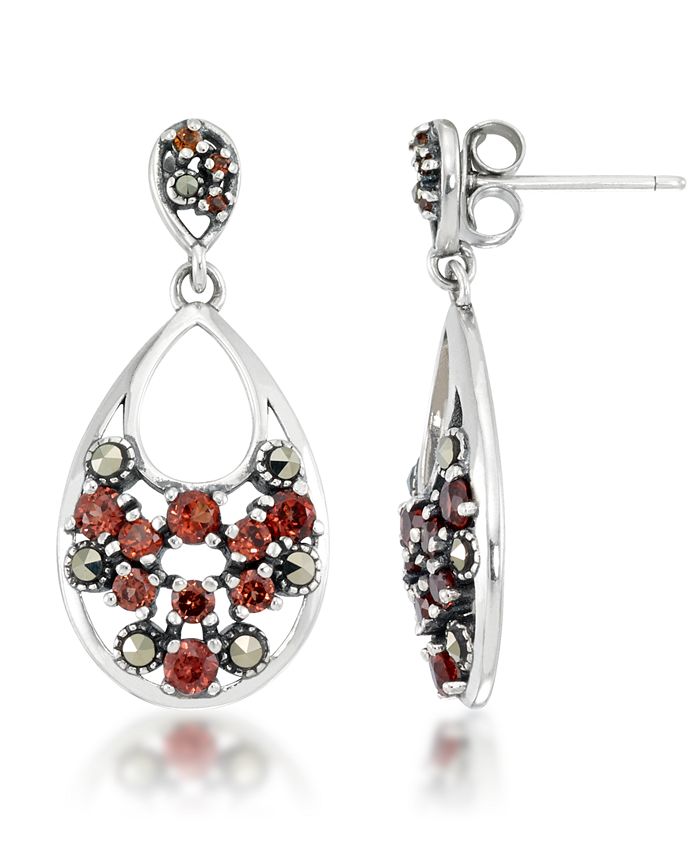 Macy's garnet jewelry outlet