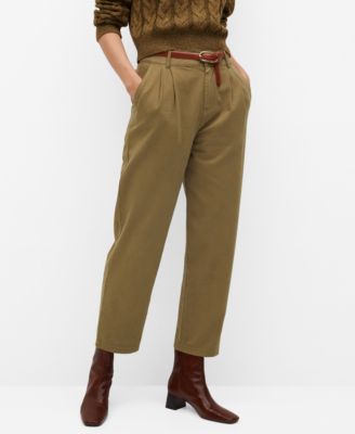 pleated pants women's