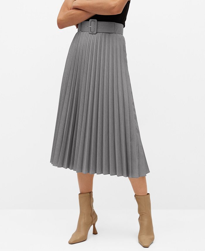 Pleated midi skirt macys online