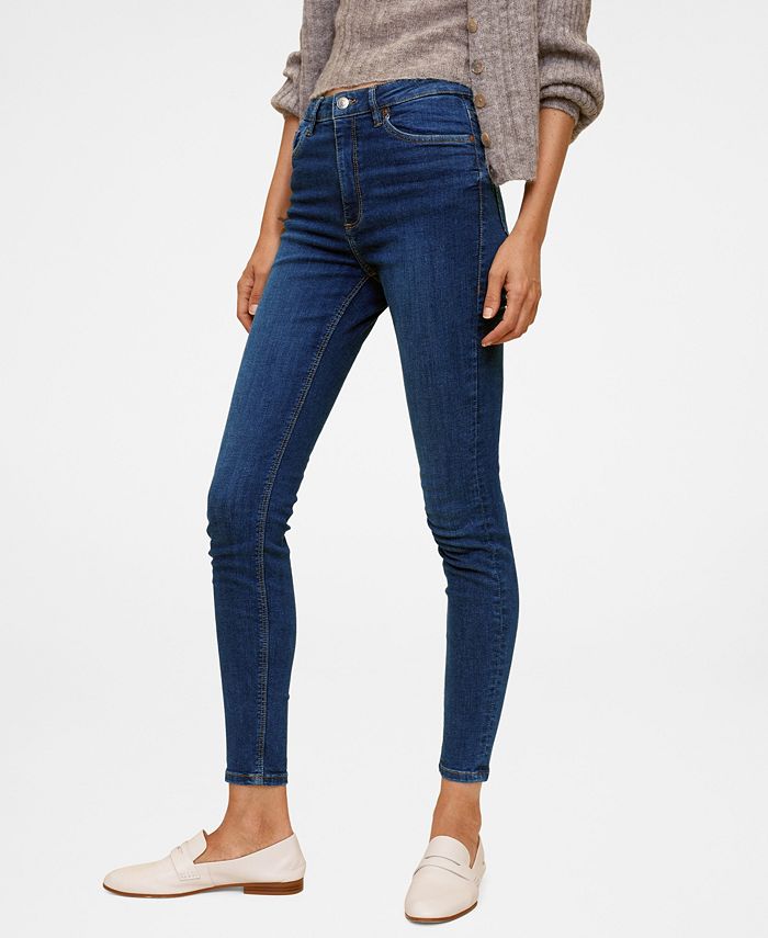 MANGO Women's High Waist Skinny Noa Jeans - Macy's