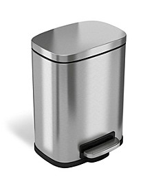 5 L / 1.32 Gal Premium Stainless Steel Step Trash Can
