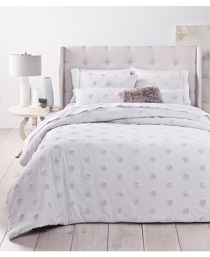 Tufted Chenille Dot Comforter Sets, Martha Stewart King Size Bedding Set