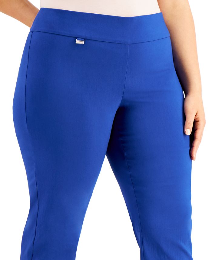 Alfani Plus Size Pull-On Capri Pants, Created for Macy's - Macy's