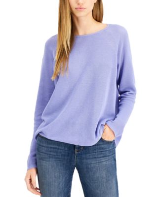 Eileen Fisher Relaxed Raglan-Sleeve 