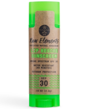 Raw Elements Lip Rescue Natural Sunscreen Spf 30