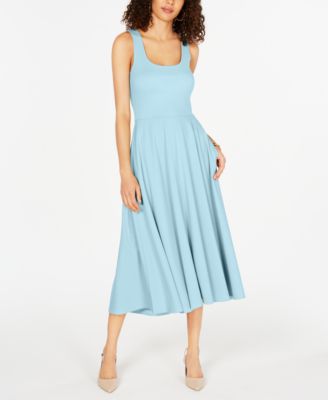 alfani tank fit & flare midi dress