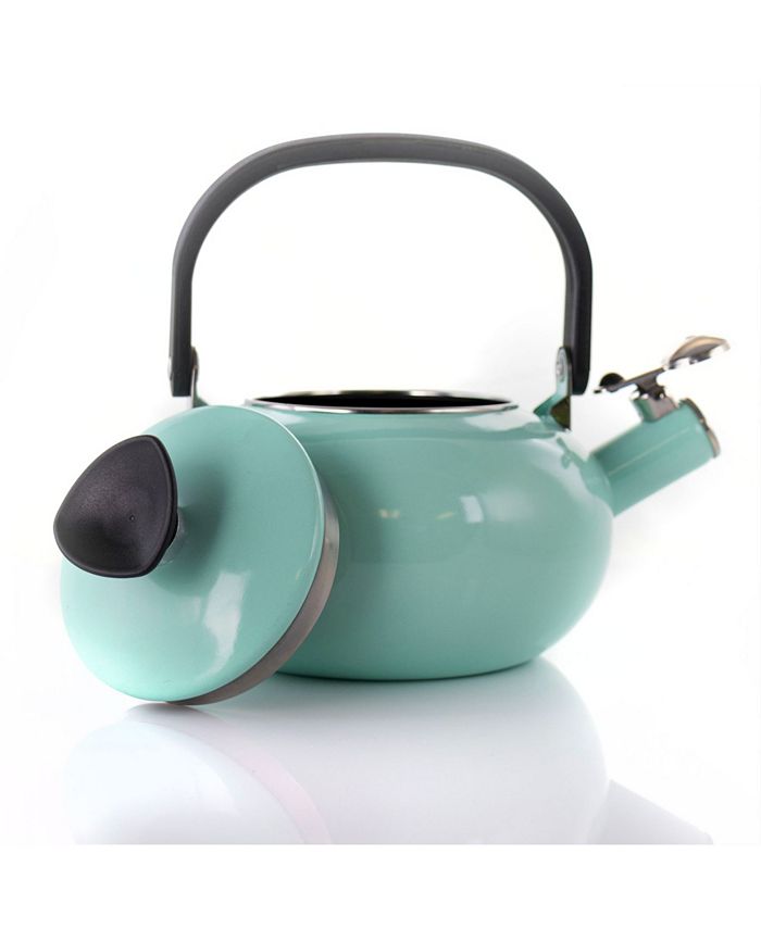Kenmore 1.5 Quart Enamel Whistling Tea Kettle Macy's