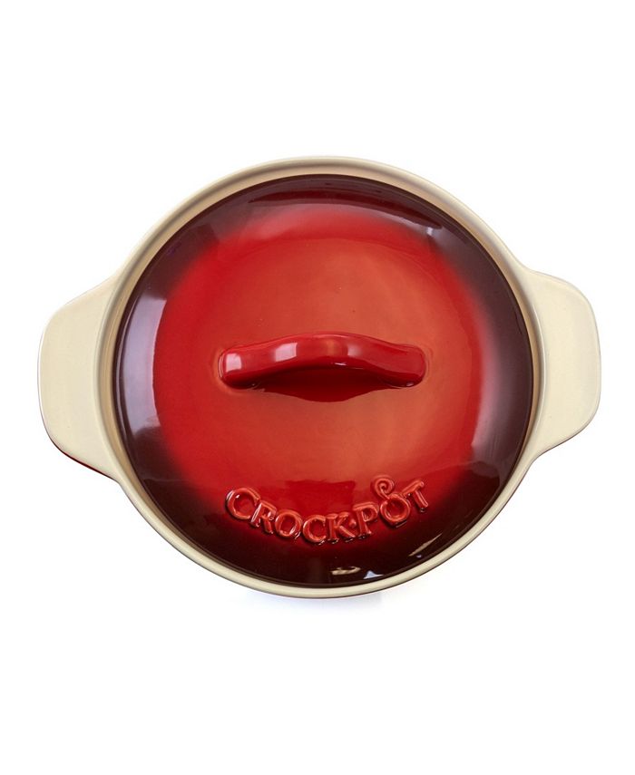 CrockPot Artistan 2.3 Quart Round Casserole 2 Piece Set with Lid Macy's