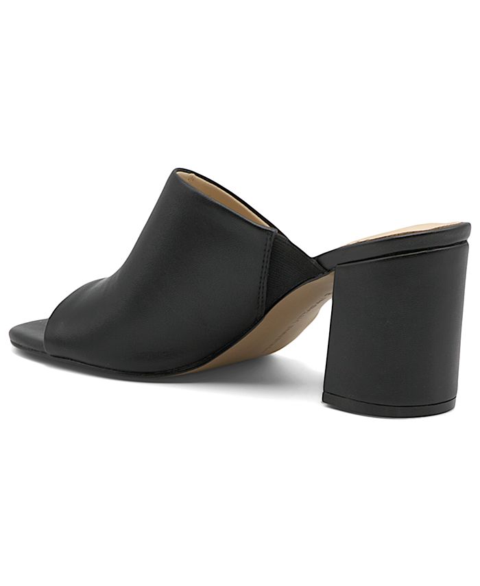 Adrienne Vittadini Women's Albi Block Heel Slide Sandals - Macy's