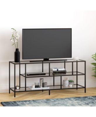 Winthrop TV Stand with Glass Shelves