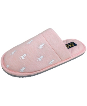 Polo Ralph Lauren Women's Logo Closed Toe Scuff Slippers
