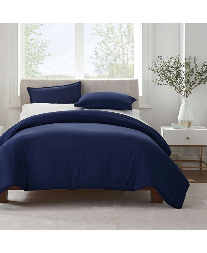 Serta Simply Clean Microbe Resistant Full and Queen Duvet Set, 3 Piece