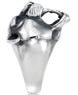 Men's Roaring Big Cat Ring in Stainless Steel