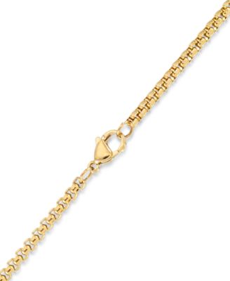 Men's Cubic Zirconia Signature Skull 24" Pendant Necklace in Black Ion-Plated Stainless Steel (Also available in Gold-Tone Ion-Plated Stainless Steel)