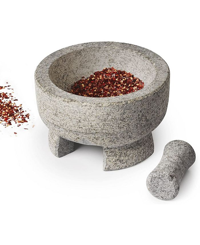 HomeIT Mortar and Pestle Granite Stone Molcajete Macy's