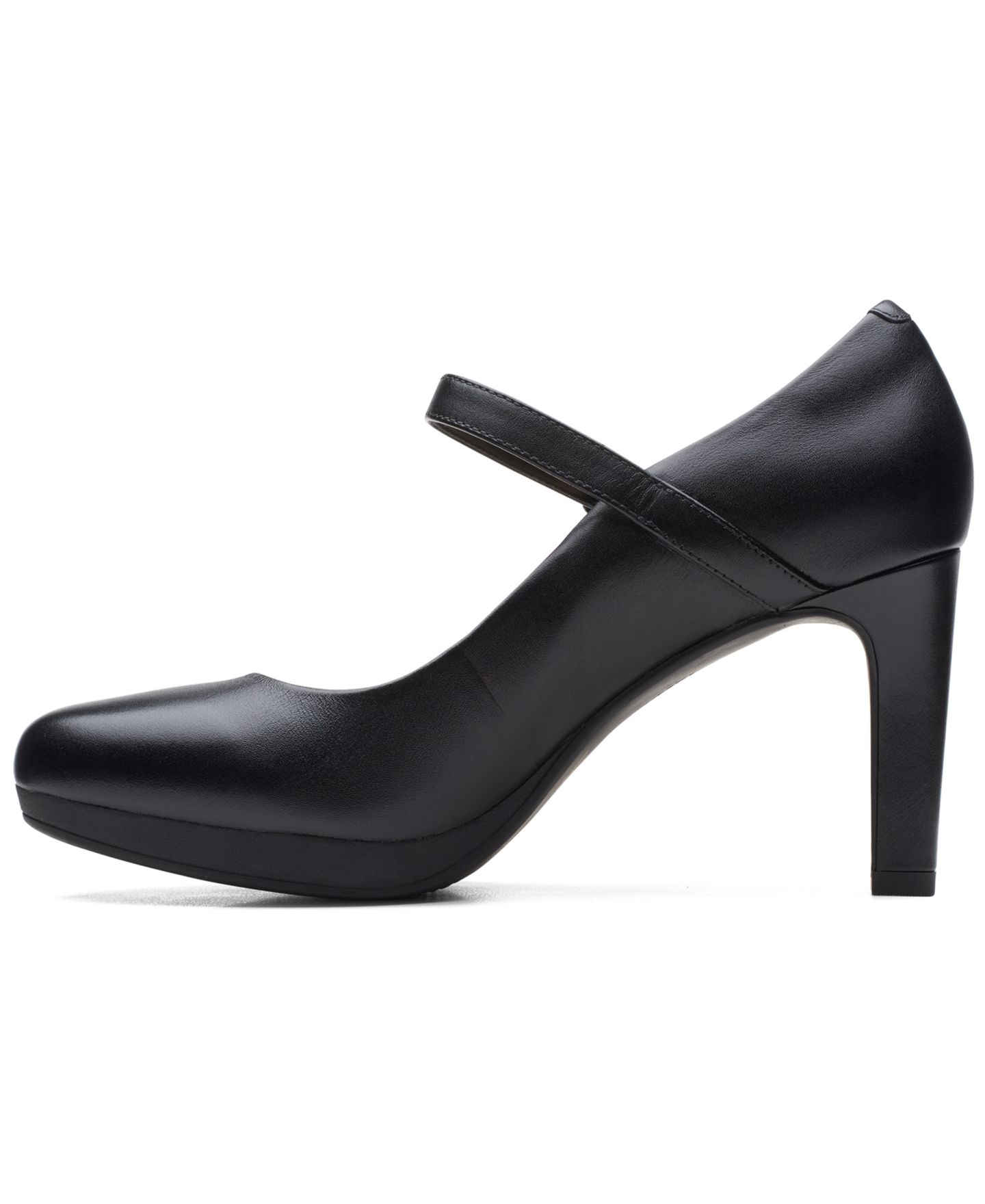 Обувь Clarks Women's Ambyr Shine Dress Shoes, цвет: Чёрный кожаный — фото 6