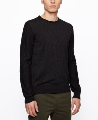 mens black designer sweater