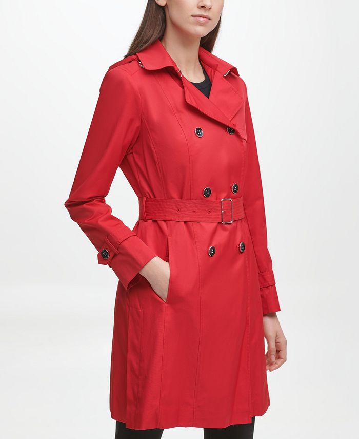 Cole Haan Classic Women's Cotton Trench Coat & Reviews - Coats - Women ...