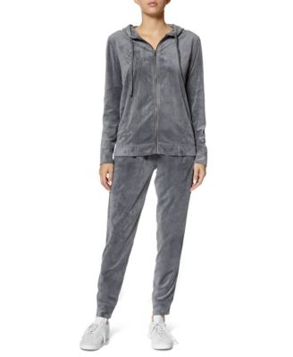 Hue Women s Hoodie and Jogger 2pc Velour Loungewear Set Macy s