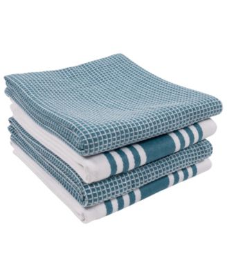 Madison Waffle Kitchen Towel, Set of 4