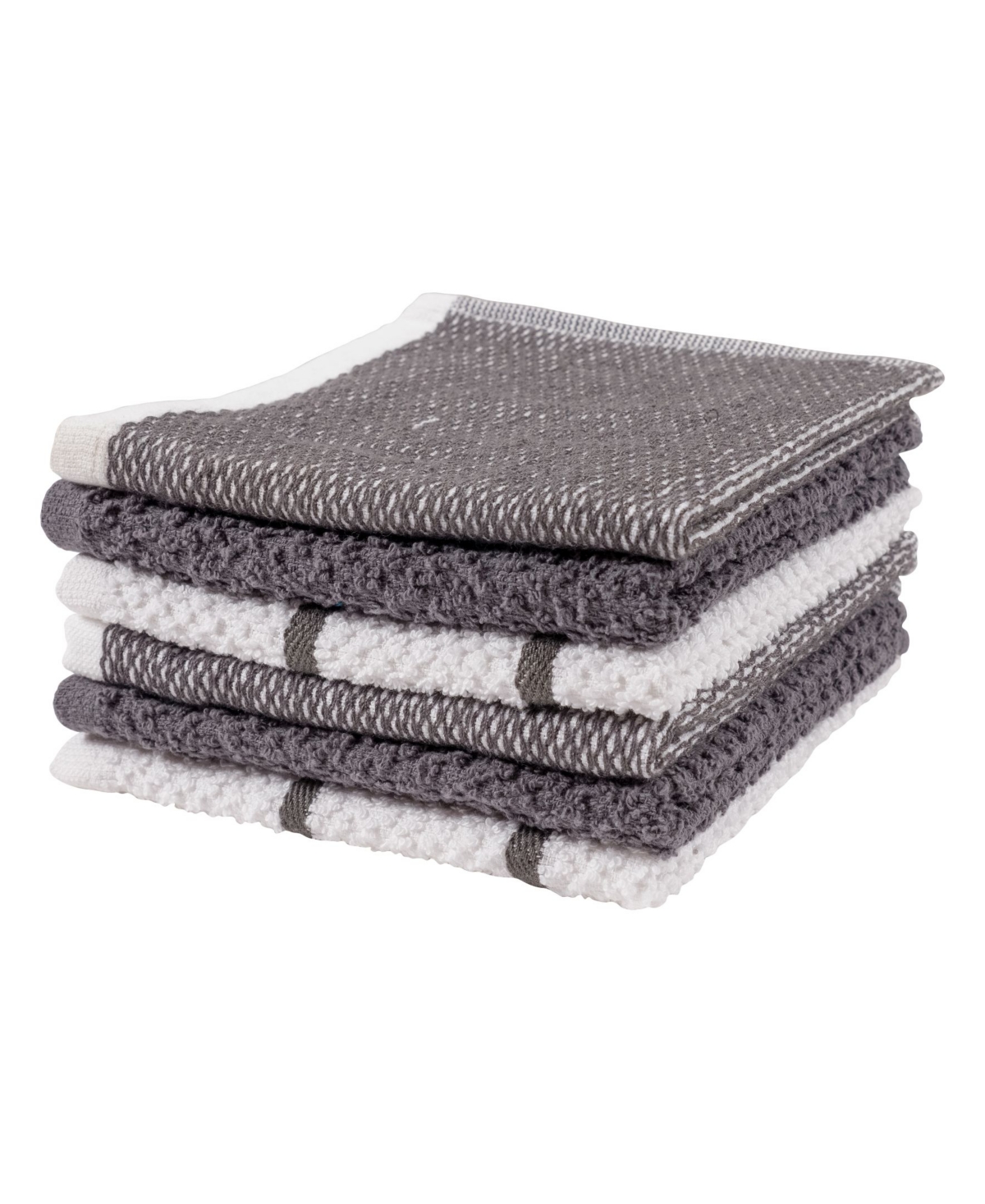 Ayesha Curry Terry Dishcloth, Set of 6 - Open Green