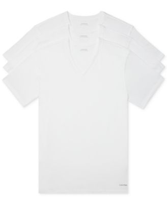 Men's 3-Pack Cotton Classics Short-Sleeve V-Neck T-Shirts 