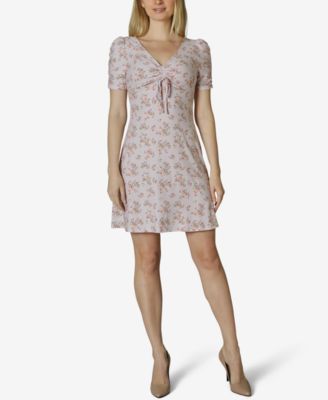 Ultra Flirt - Juniors' Ruched Jersey Dress