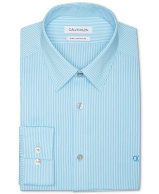 Calvin Klein - Men's Slim-Fit Performance Stretch Stripe Dress Shirt