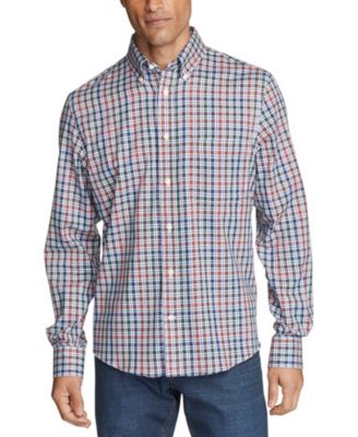 Lauren Ralph Lauren - Men's Red and Blue Check Regular-it Dress Shirt