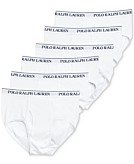 Polo Ralph Lauren 6-Pack Classic Fit Cotton Mid-Rise Briefs White SM at   Men's Clothing store